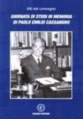 Giornata di studi in memoria di Paolo Emilio Cassandro