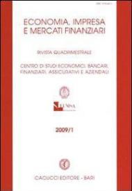 Economia, imprese e mercati finanziari. Rivista quadrimestrale (2009). Vol. 1