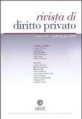 Rivista di diritto privato (2009). Vol. 2