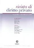 Rivista di diritto privato (2009). Vol. 4