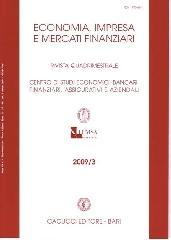 Economia, impresa e mercati finanziari (2009): 3