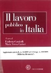 IL LAVORO PUBBLICO IN ITALIA Aggiornato alla 