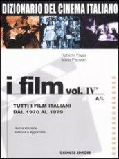 Dizionario del cinema italiano. I film: 4\1
