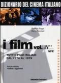 Dizionario del cinema italiano: 4\2