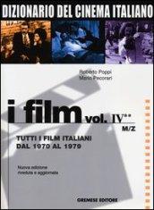 Dizionario del cinema italiano: 4\2