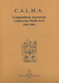C.A.L.M.A. Compendium auctorum latinorum Medii Aevi. 3.Erasmus roterodamus Franchinus Gafurius