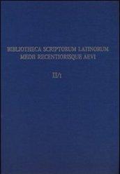 Bislam. Con CD-ROM. 2.Censimento onomastico e letterario degli autori latini del medioevo (2 vol.)