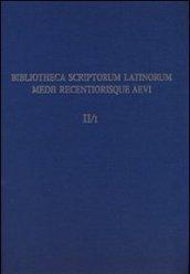 Bislam. Con CD-ROM. 2.Censimento onomastico e letterario degli autori latini del medioevo (2 vol.)