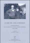 «Come per una congiura». Corrispondenza tra Gianfranco Contini e Sandro Sinigaglia (1944-1989)