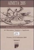 Aimeta 2005. Atti del 17° Congresso dell'Associazione italiana di meccanica teorica e applicata (Firenze, 11-15 settembre 2005)