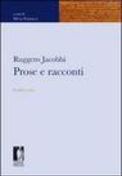 Ruggero Jacobbi. Prose e racconti inediti e rari