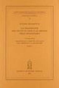 La tradizione del testo di Livio e le origini dell'umanesimo. 1.Tradizione e fortuna di Livio tra Medioevo e Umanesimo