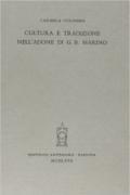 Cultura e tradizione nell'«Adone» di G. B. Marino