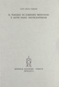 Il viaggio di Lorenzo Montano e altri saggi novecenteschi