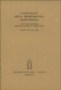 L'attualità della problematica aristotelica. Atti del Convegno (Padova, 6-8 aprile 1967)