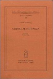 Chiose al Petrarca