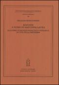 Risposte a nome di Madonna Laura alle rime di messer Francesco Petrarca in vita della medesima