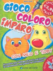 Gioco, coloro, imparo con Meo e Toby. 3-4 anni. Ediz. illustrata