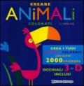 Creare animali colorati. Con gadget