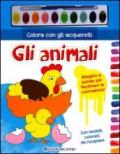 Colora con gli acquerelli gli animali. Ediz. illustrata. Con gadget