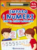 Imparo i numeri con il libro lavagna. Scrivo, cancello, riscrivo. 4-6 anni. Ediz. illustrata