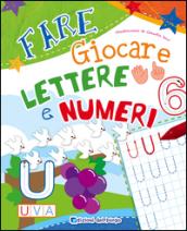 Fare giocare lettere e numeri