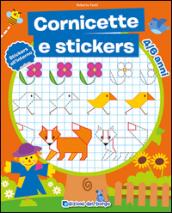 Cornicette e stickers. Con adesivi