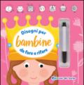 Disegni per bambine da fare e rifare. Ediz. illustrata. Con gadget