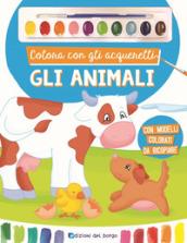 COLORA CON GLI ACQUERELLI GLI ANIMALI