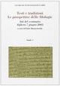 Testi e tradizioni. Le prospettive delle filologie. Atti del seminario (Alghero, 7 giugno 2003)