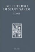 Bollettino di studi sardi (2008). 1.