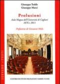 Prolusioni. Aula Magna dell'Università di Cagliari 1876 e 2011