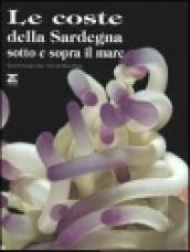 Le coste della Sardegna sotto e sopra il mare