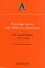 Il catalogo storico della Biblioteca Queriniana. Vol. 1: Gli scambi librari (1757-1764).