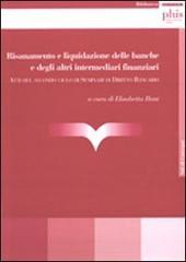 Risanamento e liquidazione delle banche e degli intermediari finanziari