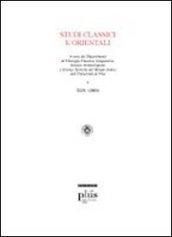 Studi classici e orientali (2003). 49.