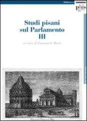 Studi pisani sul Parlamento: 3