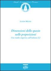 Dimensioni dello spazio nelle preposizioni. Uno studio empirico sull'italiano L2: 12