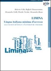 Limina. Lingua italiana minima d'accesso