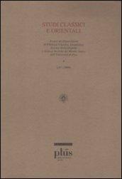 Studi classici e orientali (2008): 54