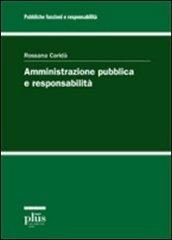 Amministrazione pubblica e responsabilità