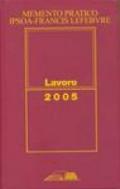 Memento lavoro 2005