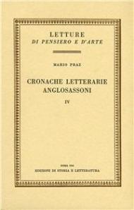 Cronache letterarie anglosassoni. Vol. 4