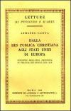 Dalla Res Publica Christiana agli Stati Uniti di Europa. Sviluppo dell'idea pacifista in Francia nei secoli XVII-XIX