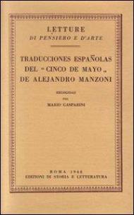 Traducciones espanolas del «Cinco de Mayo» de Alejandro Manzoni