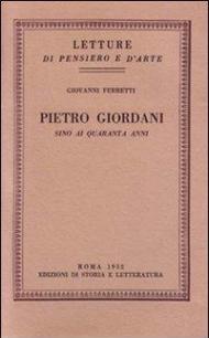 Pietro Giordani sino ai quaranta anni