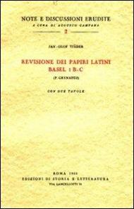 Revisione dei papiri latini Basel I B-C (P. Grynaeus)