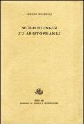 Beobachtungen zu Aristophanes