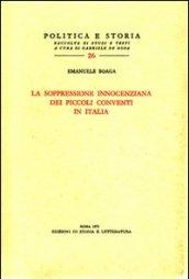 La soppressione innocenziana dei piccoli conventi in Italia