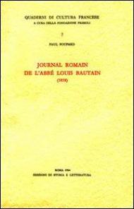 Journal romain de l'abbé Louis Bautain (1838)